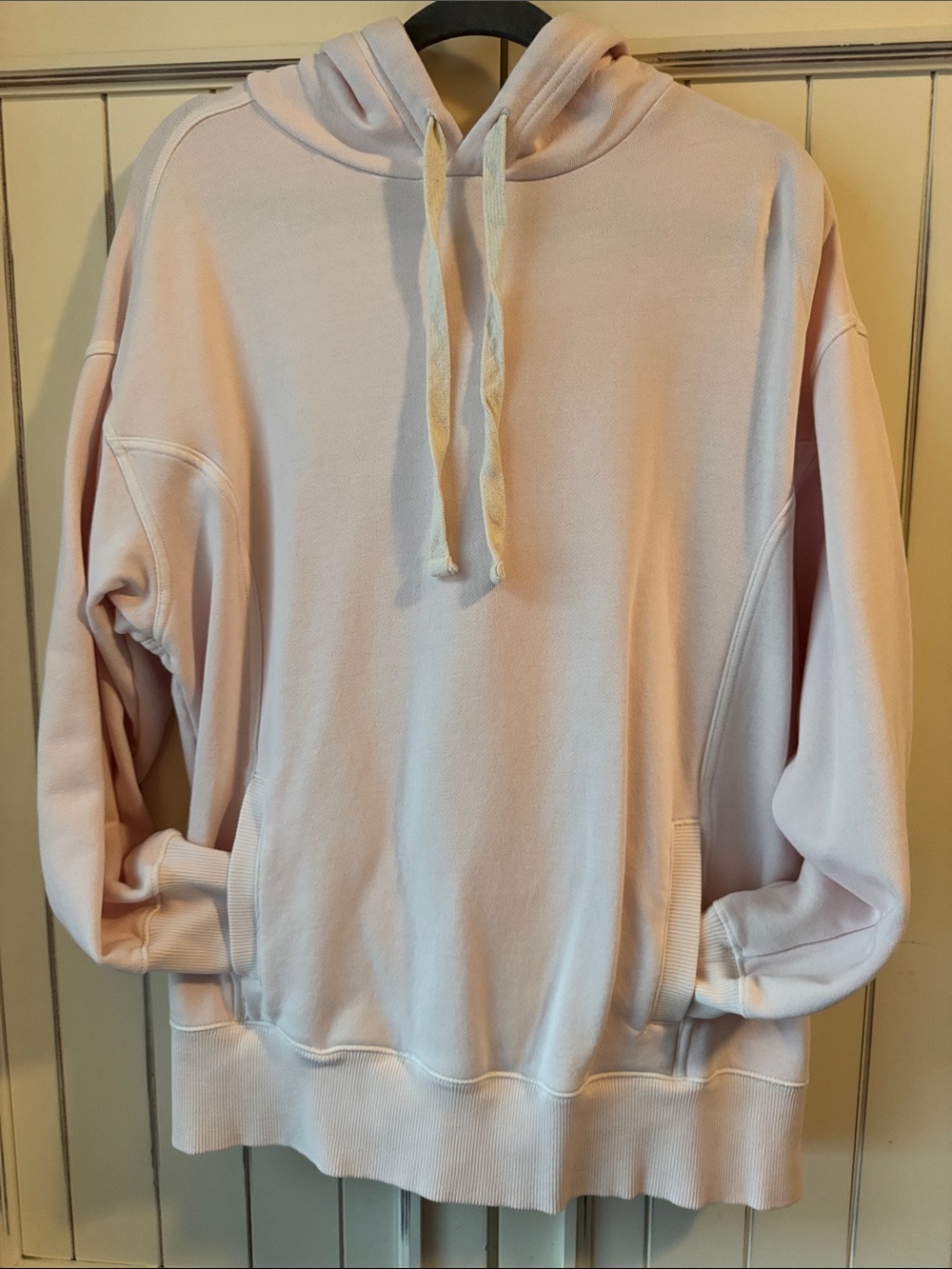 aerie Light Pink Pullover Hoodie with Drawstring